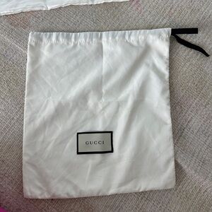 Gucci silk dust bag